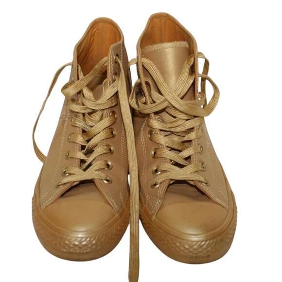 Converse Chuck Taylor Hi Laser Baroque Gold Men's Size 8 Unique Limited Edition - Picture 2 of 11